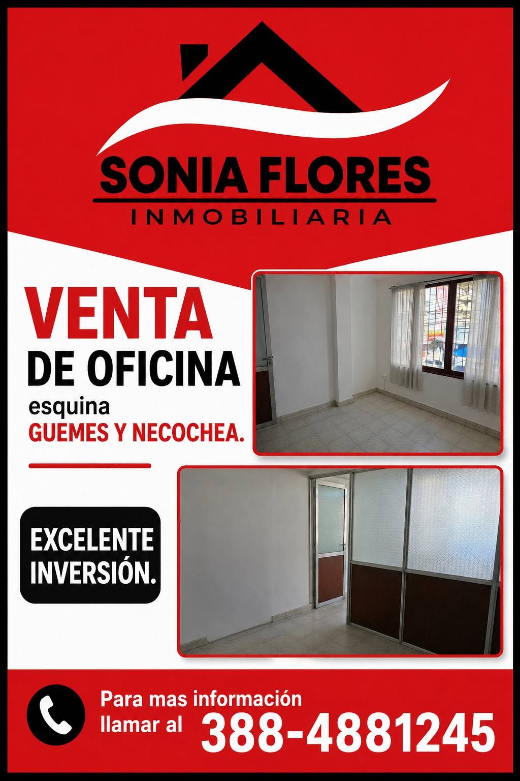 Oficina céntrica con vista a la calle en Barrio Centro